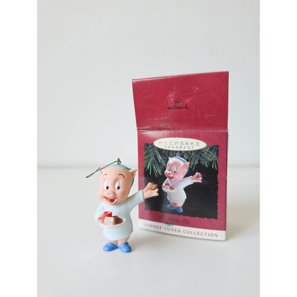 1993 Hallmark Keepsake Ornament Porky Pig Looney Tunes Collection with Box